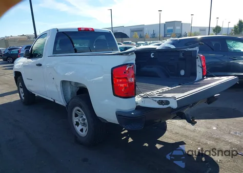 2016 Chevrolet Silverado 1500 Wt from USA, damaged, VIN 1GCNCNEH2GZ426156